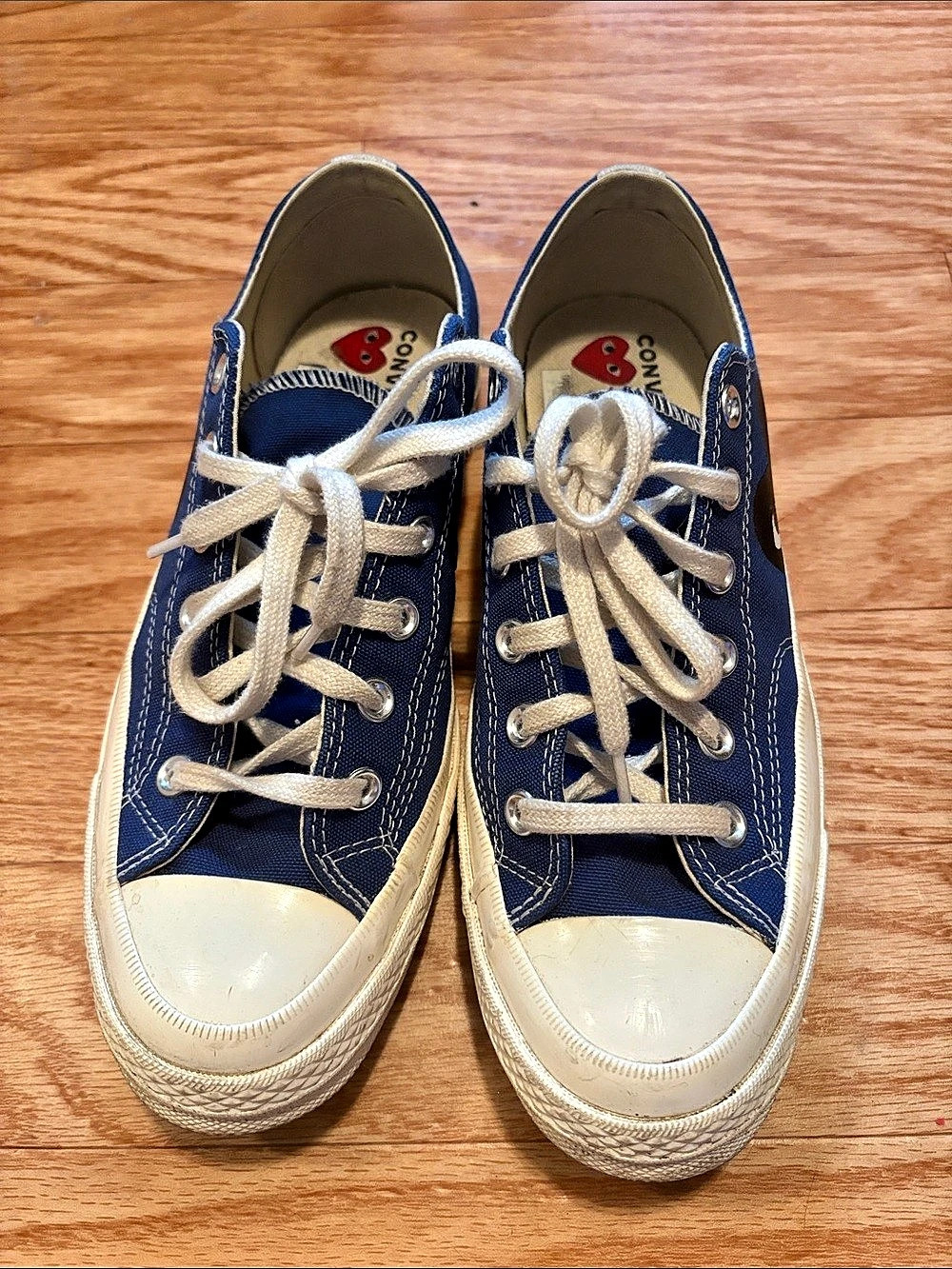 Converse x Comme des Garçons PLAY Chuck 70 Low Blue Quartz